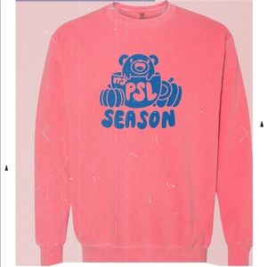 “Pumpkin spice latte season” crewneck